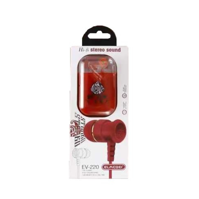 Ενσύρματα ακουστικά - EV-220 - 202562 - Red Ενσύρματα ακουστικά - EV-220 - 202562 - Red